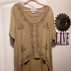 Older Carole Liz maxi dress in light Olive